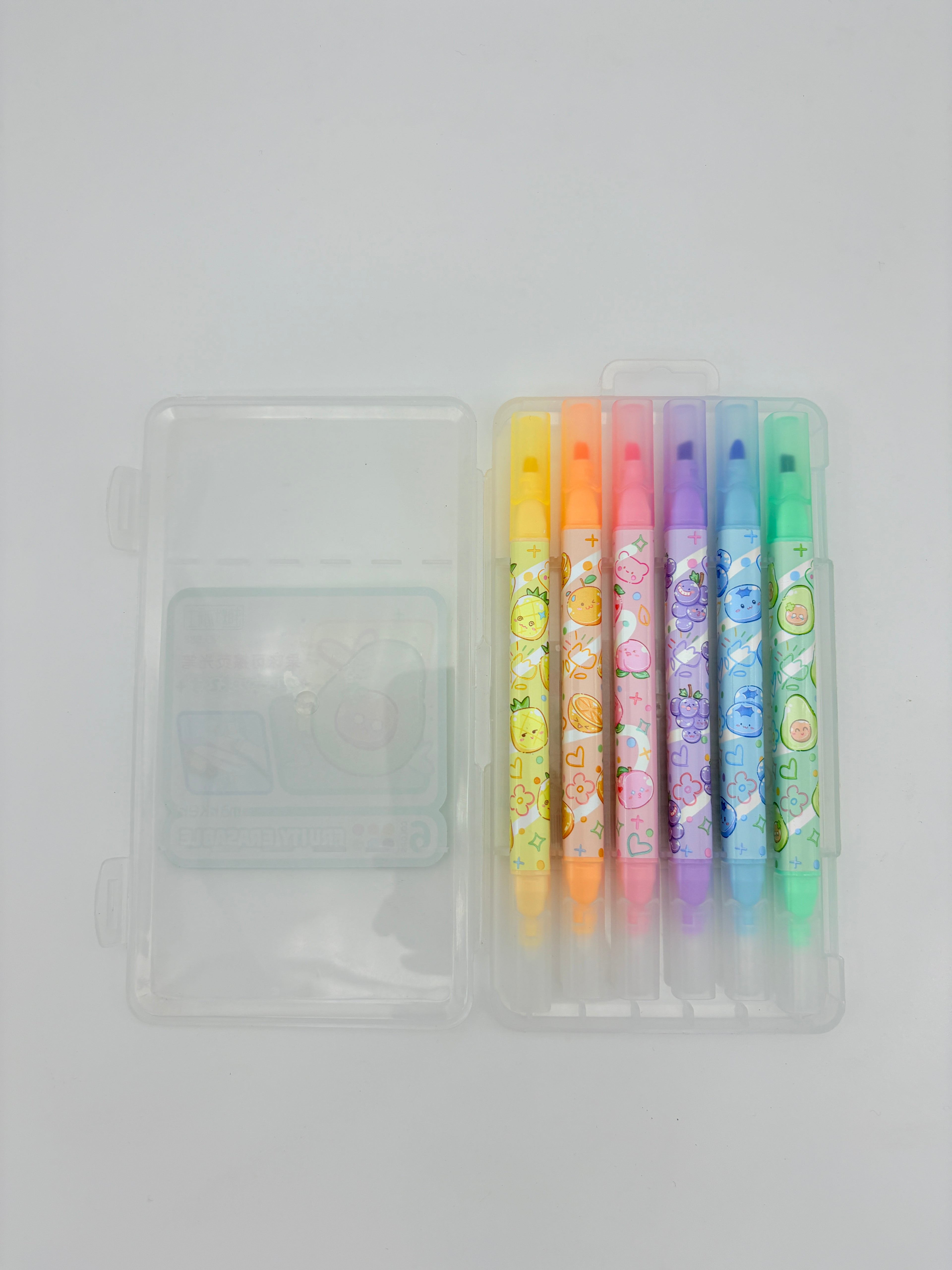 ERASABLE HIGHLIGHTER PACK OF 6 SHADES