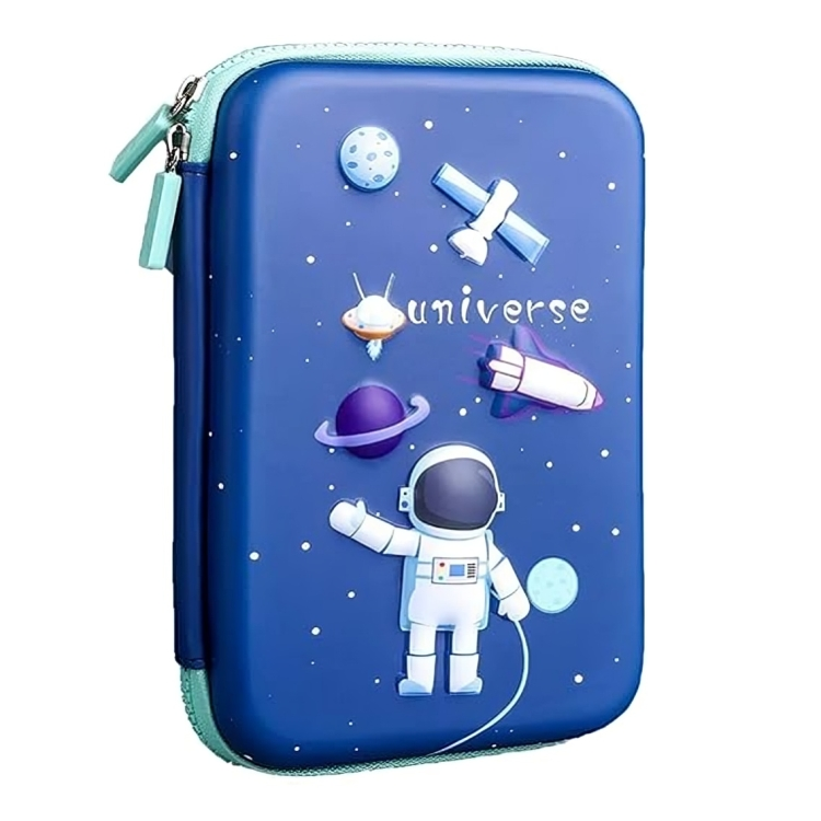 Big Size Eva 3D Cover Large Capacity Space Astronaut Pencil Case