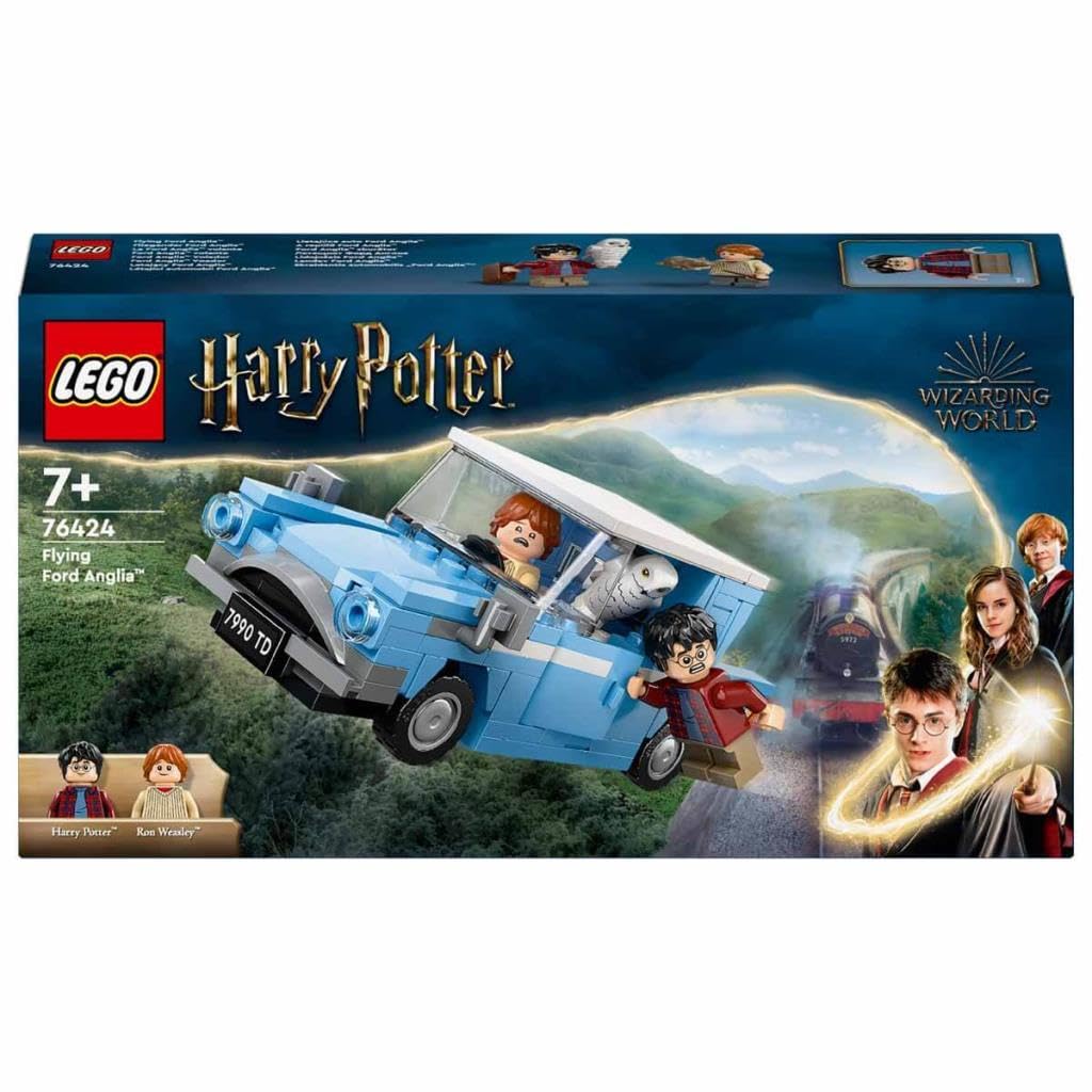 LEGO Harry Potter Flying Ford Anglia Fantasy Toy Playset 76424