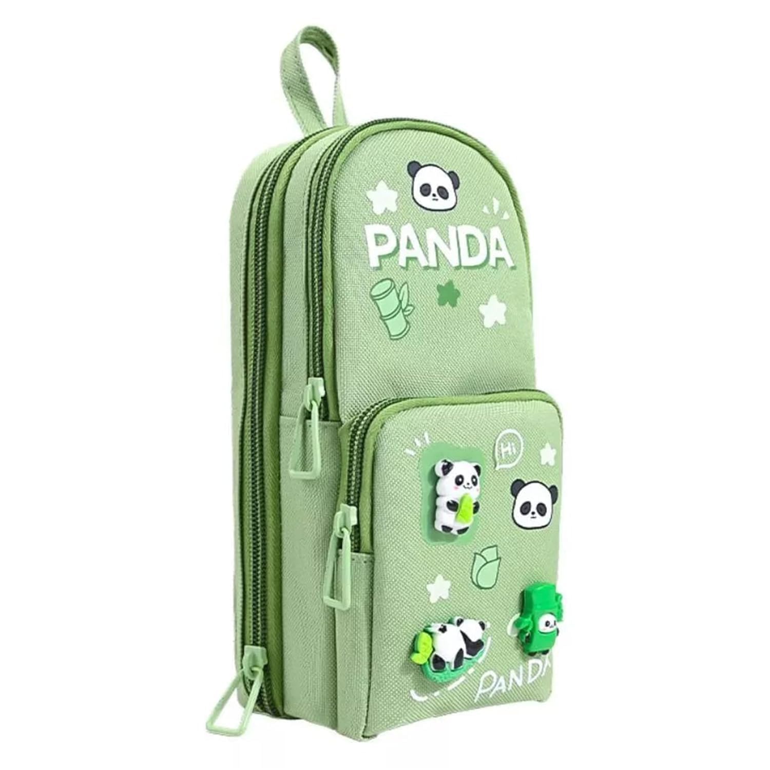 Panda Pencil Case 6 Layer with 3 Compartment Cute Aesthetic Pencil Case for Boys & Girls Large Capacity Pencil Pouch for School