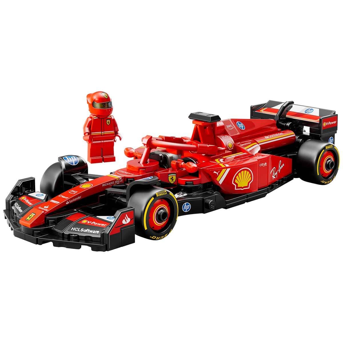LEGO Speed Champions Ferrari SF-24 F1 Race Car Driver Set |77242 Building Blocks |Toys for 10+| Gift for Boys and Girls