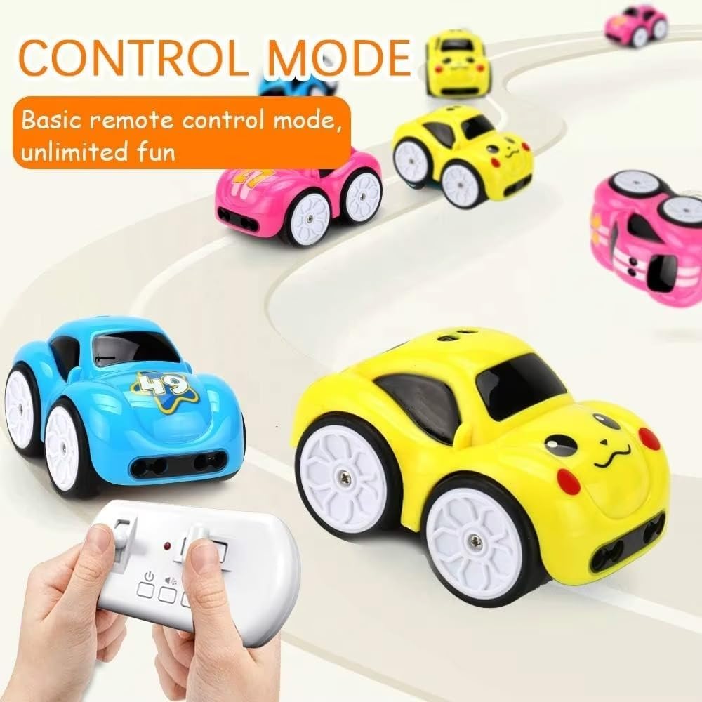 Mini RC Intelligent Sensor Stunt Car Toy for Kids 3-8 | 4 Smart Modes: Follow Object, Chase, and Follow Track  | Best Birthday Gift for Kids