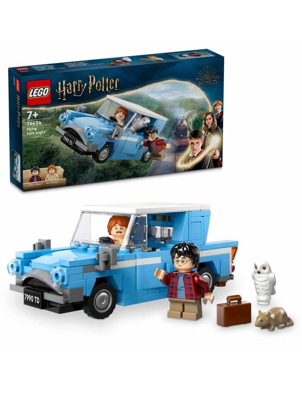 LEGO Harry Potter Flying Ford Anglia Fantasy Toy Playset 76424