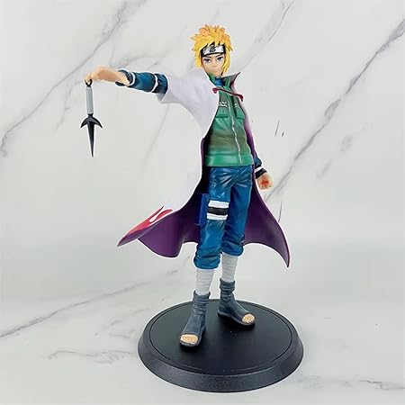 Naruto Set of 4 - K Action Figure Limited Edition for Car Dashboard, Decoration, Cake, Office Desk & Study Table (20cm)(Pack of 4)