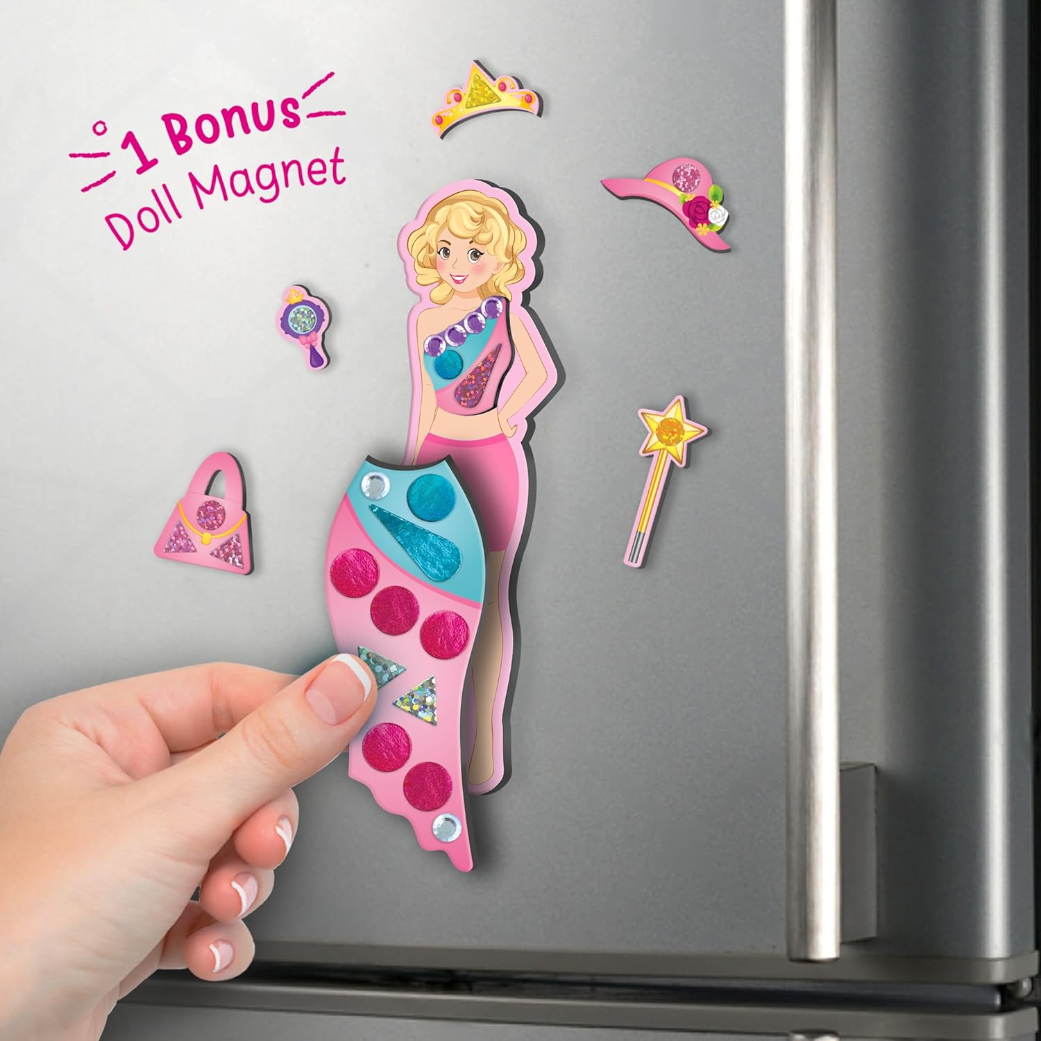 Imagimake DIY Magnetic Dress-Up Princess |  Birthday Gift for Girls Ages 3-7 Multicolour