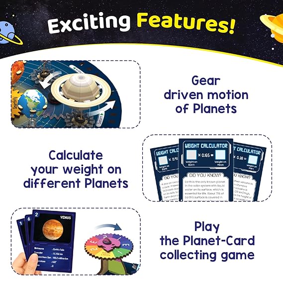 Smartivity DIY Solar System Kit |  Birthday Gift for Boys & Girls 8-14 Years | Learn Solar System & Science Facts