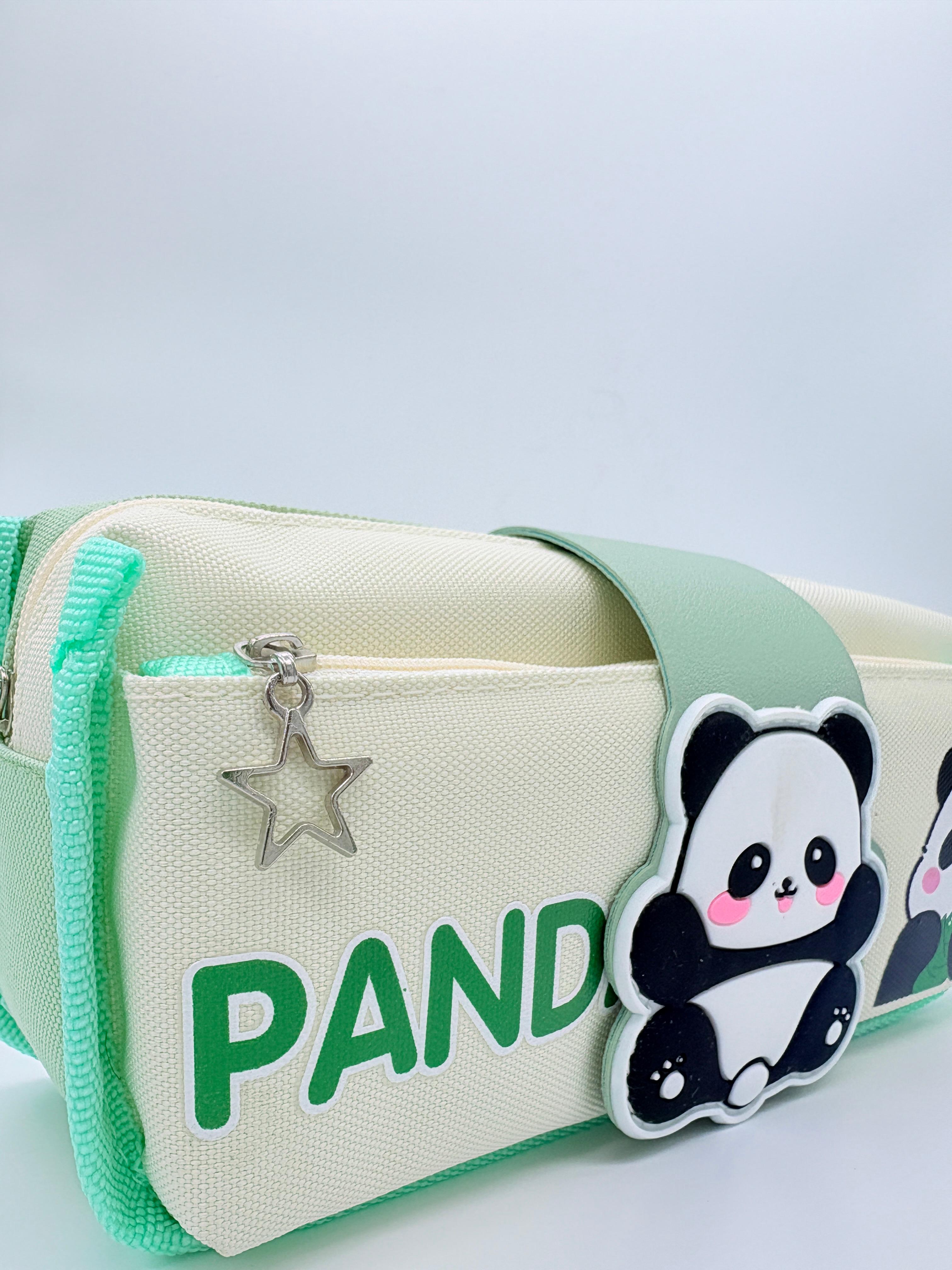 Cute Panda Pencil Case Multifunctional Stationery Organizer For School