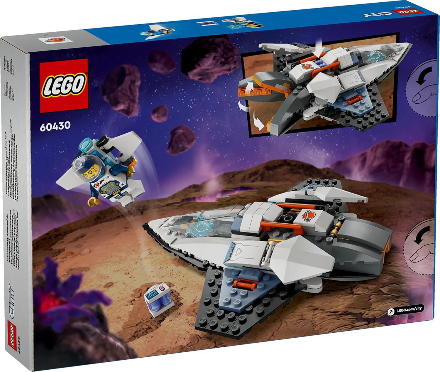 LEGO City Interstellar Spaceship Toy, Fun Gift for Ages 6 Plus 60430