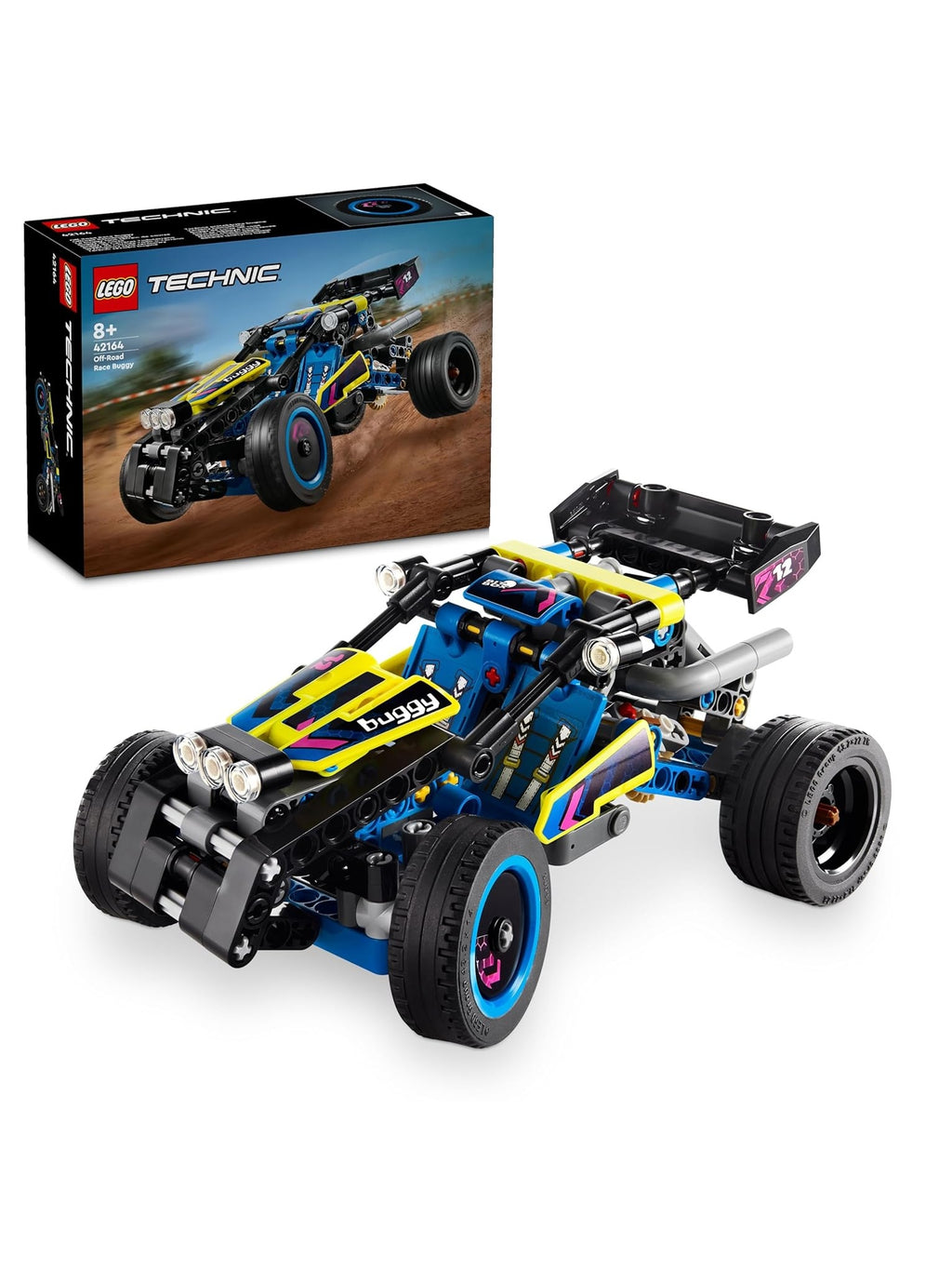 LEGO Technic Off-Road Race Buggy Car Toy 42164 Building Blocks Toys for 8+ Gift for Boys and Girls
