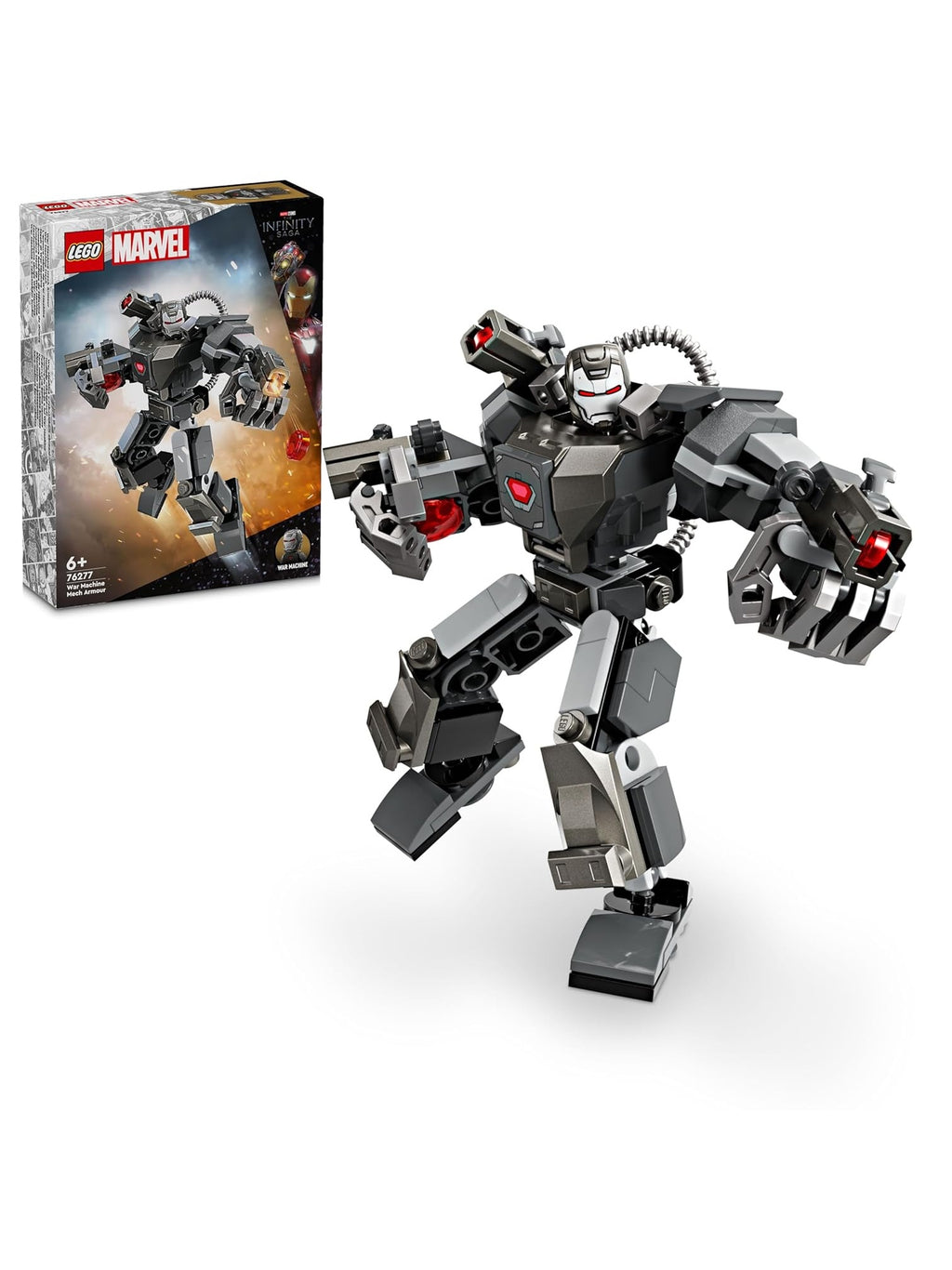 LEGO Marvel War Machine Mech Armor Buildable Warrior Toy 76277