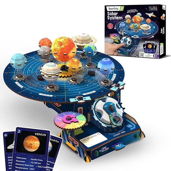 Smartivity DIY Solar System Kit |  Birthday Gift for Boys & Girls 8-14 Years | Learn Solar System & Science Facts