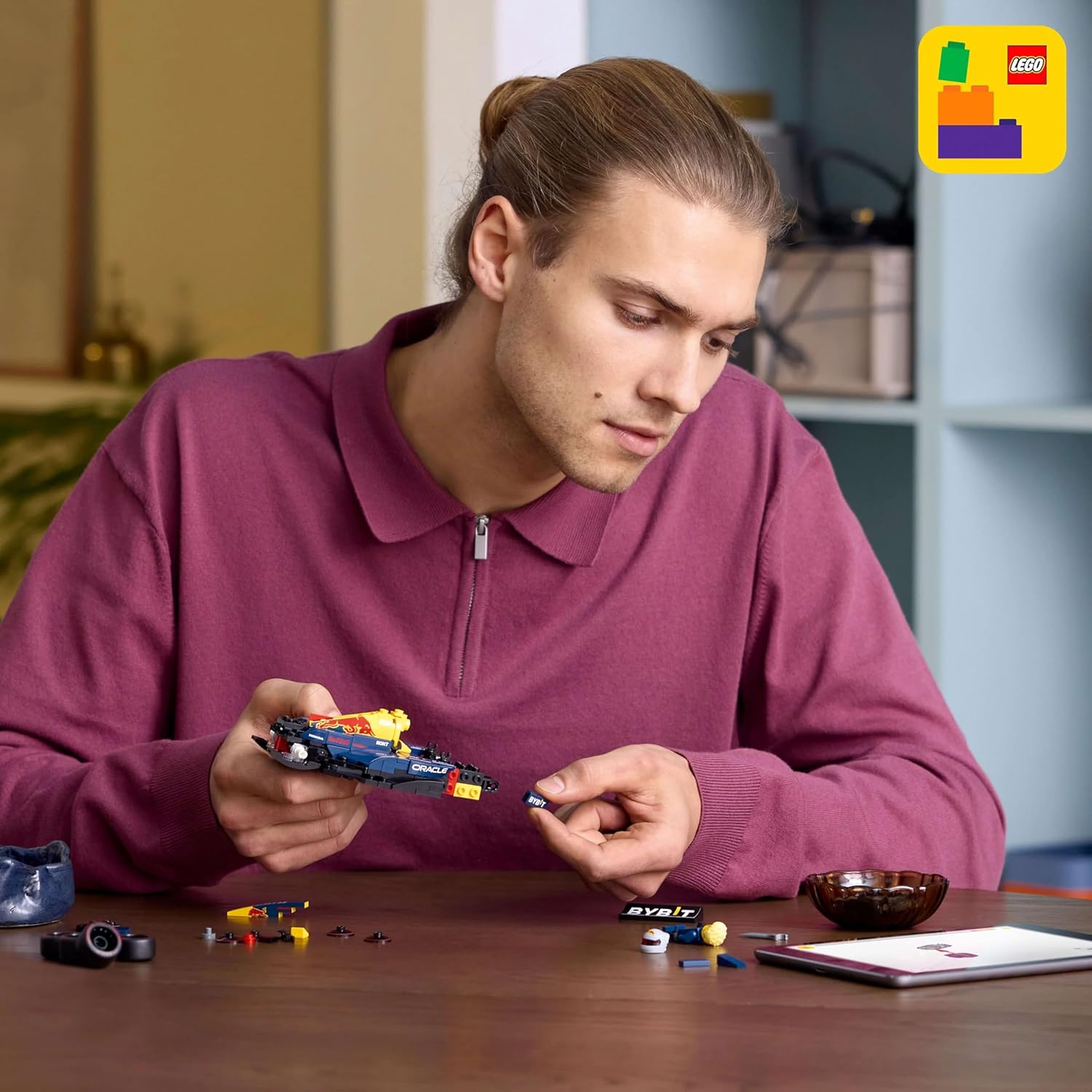 LEGO Speed Champions Oracle Red Bull Racing RB20 F1 Race Car Vehicle Set 77243 Building Blocks for 18+ Gift