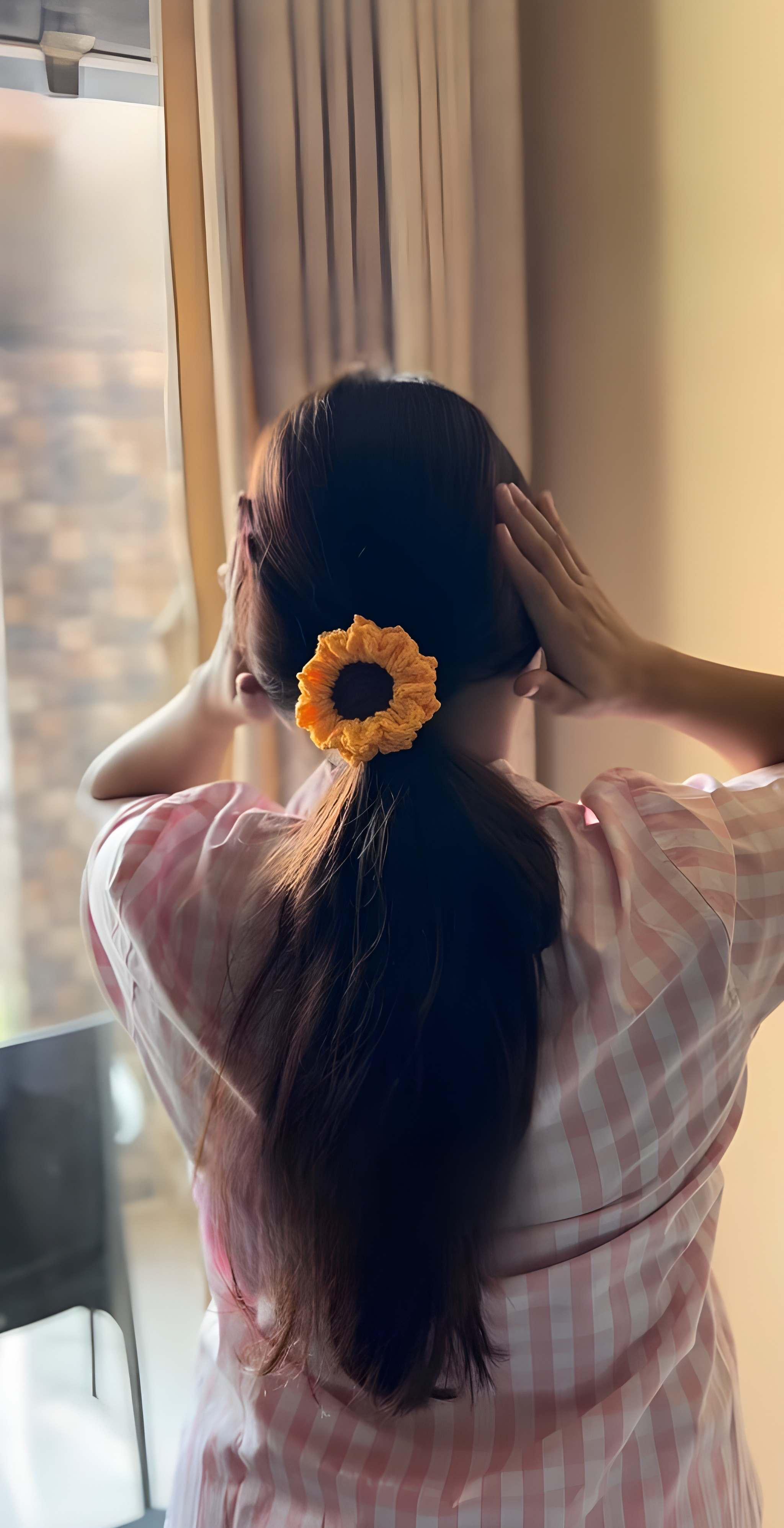 CROCHET SUNFLOWER HAIRBAND