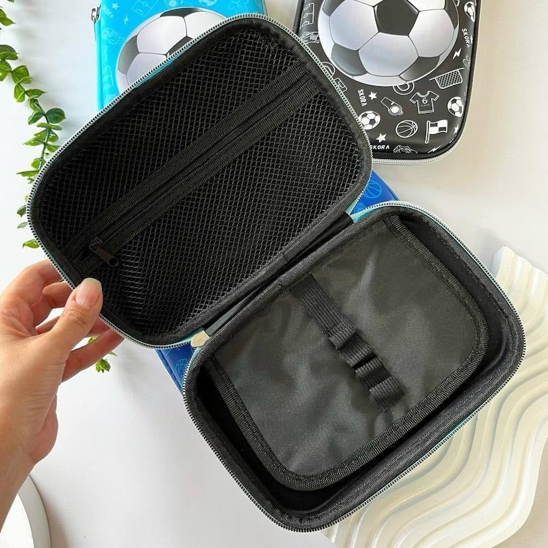 FOOTBALL 3D EVA COVER | Large Capacity Pencil Case |Return Gifts For Kids