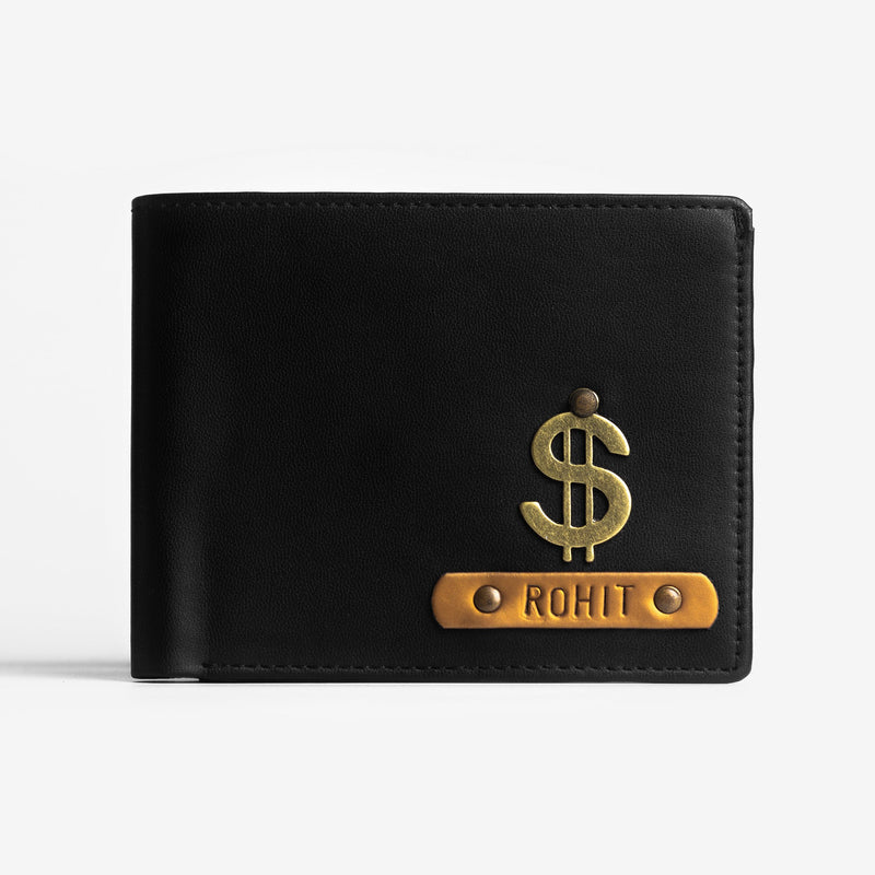 Personalised Mens Wallet with Charm